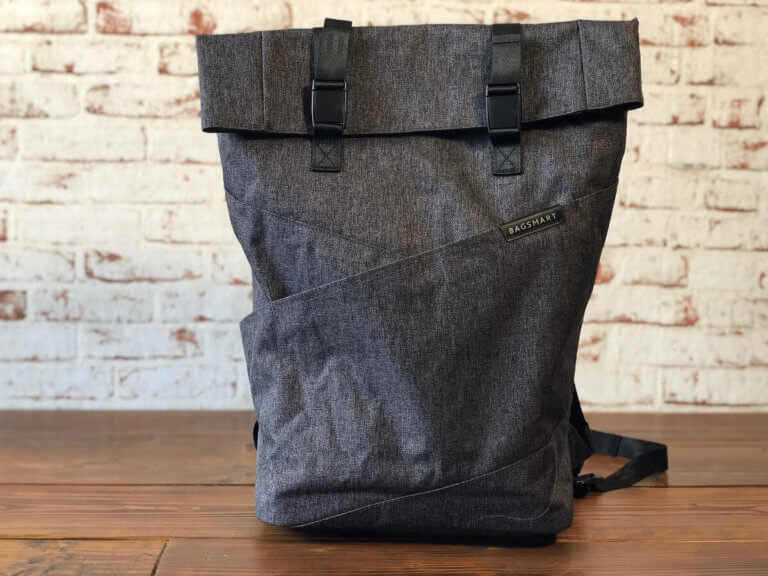 🥇 BAGSMART Rolltop Rucksack Kuriertasche Fahrradtasche