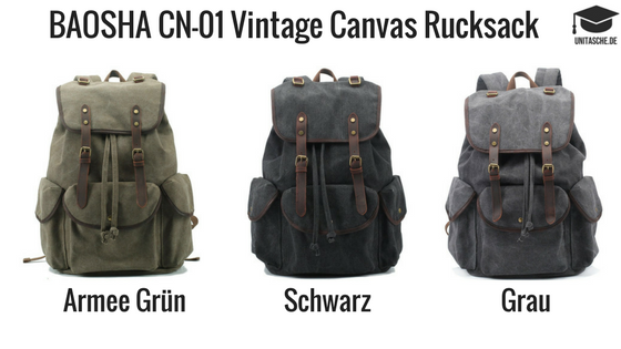 BAOSHA Canvas Rucksack Vintage - Retro Design