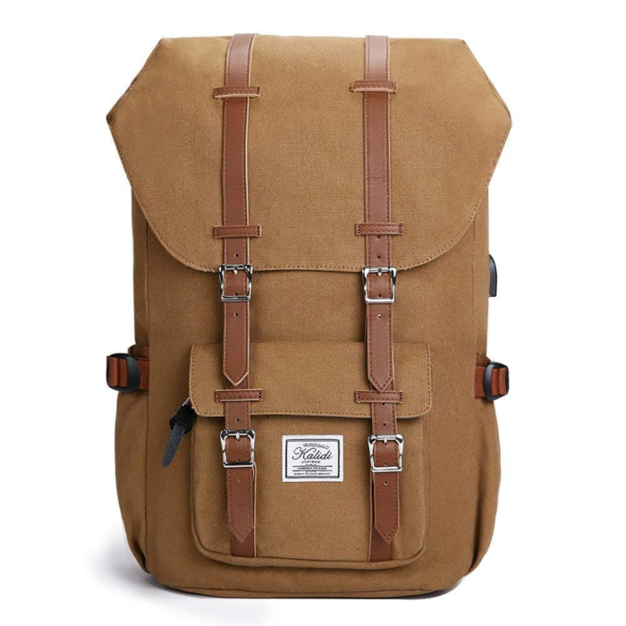 KALIDI Canvas Rucksack Little America Design Unitasche