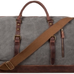 S-ZONE Canvas Reisetasche - Weekender Grau