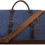 S-ZONE Canvas Reisetasche - Weekender Hellblau