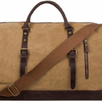 S-ZONE Canvas Reisetasche - Weekender Khaki