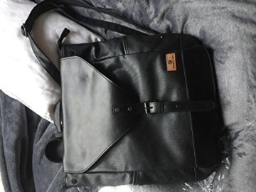 Koolertron Retro Kunstleder Rucksack