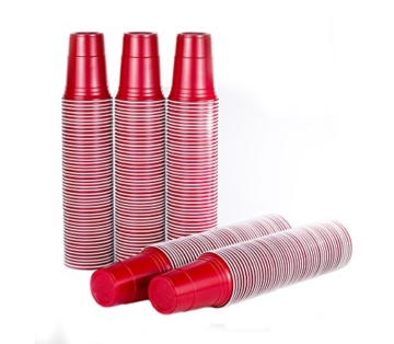 Beer Pong Becher - Rote Partybecher Red Cup