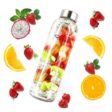 Ryaco Glas-Trinkflasche Classic 550ml