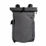 Cai Laptop Rolltop Rucksack Blue Grey