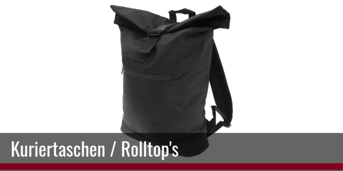 Kuriertaschen Rolltop Banner