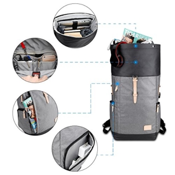  Tocode Laptop Rucksack - Roll Top