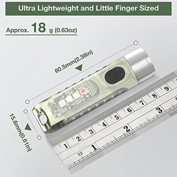 Jeebel Mini LED Taschenlampe 400 Lumen